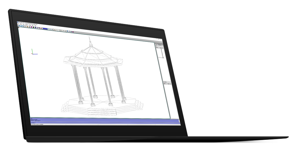 3d structure on Windows 3d design on a smartphone